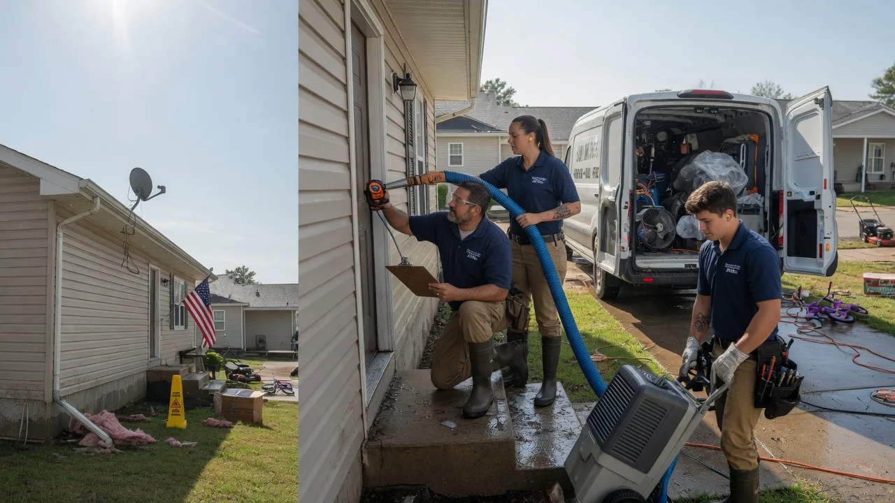 Ceiling Water Damage Restoration in Strong City, KS near me